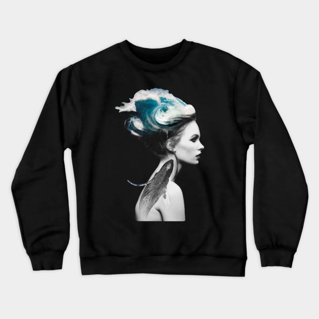 Deep inside Crewneck Sweatshirt by Mister Cacho